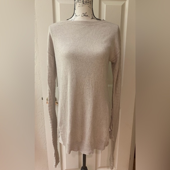Michael Kors Sweaters - Michael Kors Cashmere Blend Tan Scooped Neck Sweater